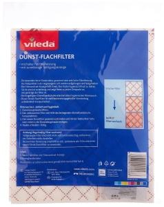 Filtru de aer Vileda Dunst-Flachfilter, universal, in pachet de 2, cu manusi - Img 3