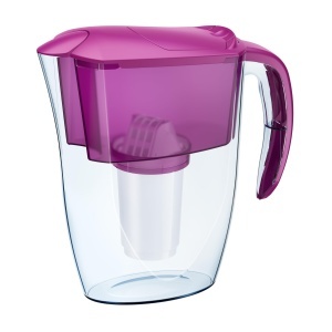 Filtru de apa AQUAPHOR Smile Cyclamen, 2.9L, design compact, include 1 cartus A5 - Img 6