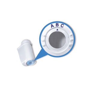 Filtru de apa Bosch TCZ7033, set 3 bucati, reduce calcarul, pentru espressoare automate Vero, alb - Img 3