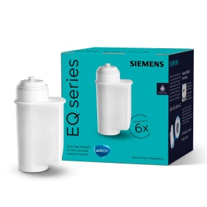 Filtru de apa pentru cafea Siemens BRITA INTENZA TZ70063A, set 6 bucati, reglare duritate apa, protejeaza espressorul