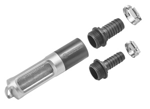 Filtru de aspirare Gardena 09093-20, metal, usor de curatat, cu sistem de retur