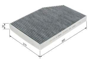 Filtru de interior Bosch R5604 cu activ carbon - pentru o aerisire curata - Img 5