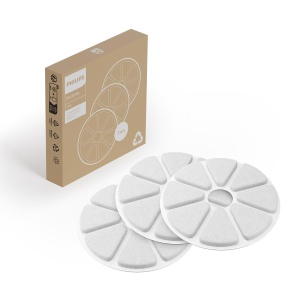 Filtru pentru fantana de apa Philips Pet Series PAW001001 3 bucati alb filtrare multistrat