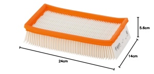 Filtru plat din celuloza BOSCH, 6150 cm, 240 x 140 x 56 mm, compatibil cu aspiratoare - Img 4