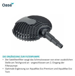 Filtru Satelliten AquaMax Eco OASE, negru - pentru AquaMax Eco Premium si AquaMax Eco Twin - Img 2