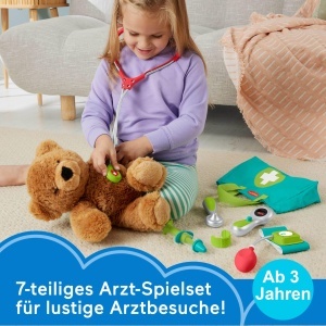 Fisher-Price Arzttasche HYH26 Set Medical pentru Copii 7 Piese - Img 2