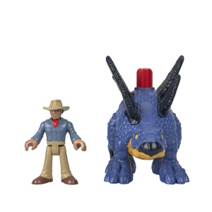 Fisher-Price Imaginext GVV64 Jurassic World Set Dinozaur Stegosaurus si Figurina Dr Grant - Img 5
