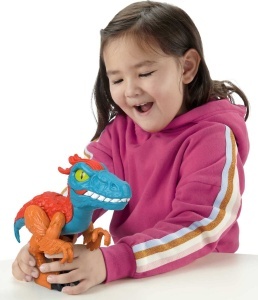Fisher-Price Imaginext Jurassic World Pyroraptor XL Figurina Dinozaur 25 cm Articulata - Img 2