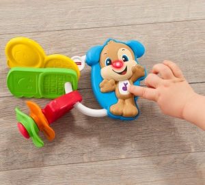 Fisher Price - Numar de chei si Vai - Jucarie electronica Ridi Impara 6-36 luni FPH60 - Img 4