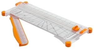 Fiskars Papierschneider SureCut 1077799 A4 AlbPortocaliu Capacitate 10 Foi - Img 5