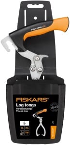 Fiskars WoodXpert 1003625 Cleste pentru Manipularea Lemnului NegruPortocaliu - Img 7