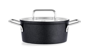 Fissler Adamant/Cratita din aluminiu (O 24 cm, 4.9L) Oale acoperite cu capac metalic, antiaderent - inductie - Img 4