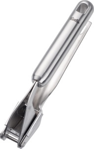 Fissler EssentialPresa de usturoi din otel inoxidabil 20 cm usturoi zdrobit si ghimbir cu ochi suspendat - poate fi spalat in masina de spalat vase