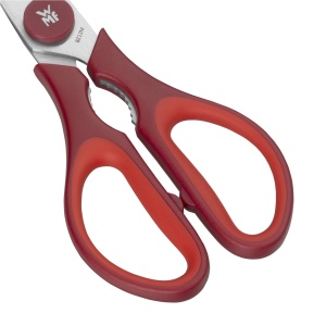 Foarfeca de bucatarie WMF Touch 21 cm otel inoxidabil manere ergonomice rosie - Img 4