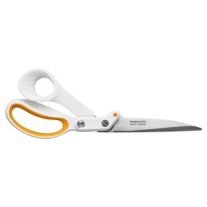Foarfeca de croitorie Fiskars Amplify RazorEdge, 25 cm, otel inoxidabil, alborange