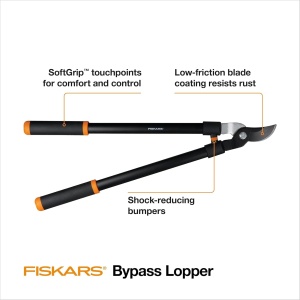 Foarfeca de gradina Fiskars 71,1 cm, lama din otel, pentru ramuri de pana la 3,8 cm - Img 2