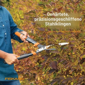 Foarfeca de gradina Fiskars PowerGear2 58,4 cm, negruorange - Img 6