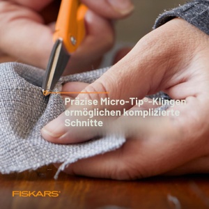 Foarfeca de precizie Fiskars 94817797, 12,7 cm, inox, portocalie - Img 6