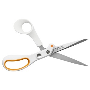 Foarfeca de taiat Fiskars Amplify, 21 cm, otel inoxidabil, alborange - Img 8