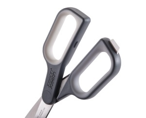 Foarfeca multifunctionala Joseph Joseph PlusCut lame din otel inoxidabil japonez cutter integrat Graphite - Img 2
