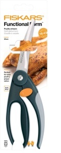 Foarfeca pentru carne de pasare Fiskars Functional Form 1003033, otel inoxidabil, 25 cm, negrugriportocaliu - Img 7