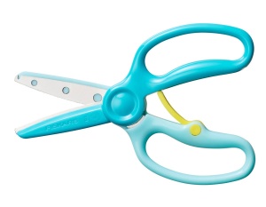 Foarfeca pentru copii Fiskars 1064068, 13 cm, Culoare Blaugrun, Usor si Sigur