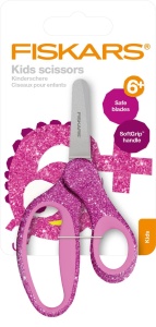 Foarfeca pentru copii Fiskars Glitter, 13 cm, roz, pentru dreptaci si stangaci - Img 5