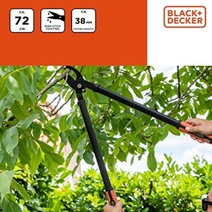 Foarfeca pentru crengi BLACKDECKER 72CM Antiaderenta NegruPortocaliu - Img 4