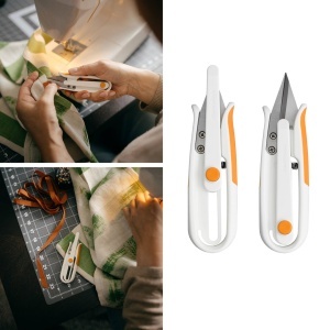 Foarfeca pentru Fadeni Fiskars 1070023, 12,7 cm, Inox, Alb - Img 2