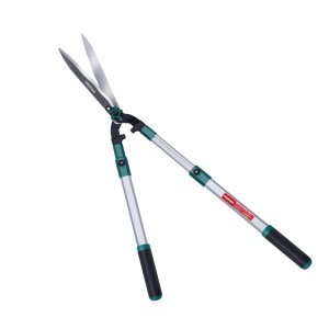Foarfeca telescopica HYCHIKA 111CM cu lame din otel carbon pentru tunderea arbustilor si gardurilor vii