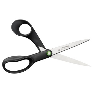 Foarfeca universala Fiskars ReNew, 21 cm, neagra, din otel reciclat - Img 6