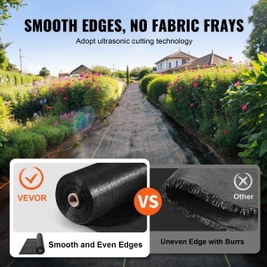 Folie anti-buruieni VEVOR 09x762 m 170 gm2 rezistenta la rupere si permeabila - Img 4
