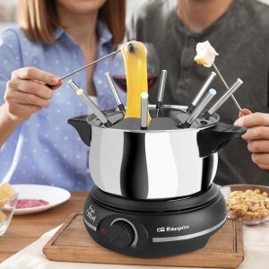 Fondue Electric Orbegozo FDR 14, 1.4 Litri, 1500 W, Inox - Img 7