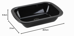 Forma de copt Dr. Oetker Back-Idee Kreativ, emailata, 28,5 x 21 x 6,5 cm, neagra - Img 5