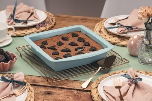 Forma de copt Dr Oetker Silikon-Brownie Vintage Platinsilicon Pastel Verde Antiaderenta - Img 2