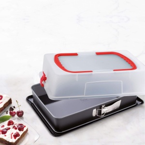 Forma de copt rectangulara Dr. Oetker, 38 cm, capacitate 4500 ml, cu hauba de protectie - Img 3