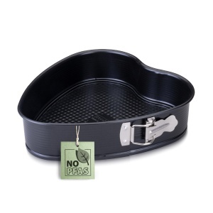 Forma de copt Zenker Herzspringform Perfect Black negru antiaderenta 27 x 25 cm