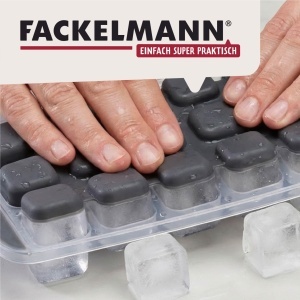 Forma de gheata Fackelmann cu 21 compartimente, transparenta si aschgrie, 30 x 12 cm - Img 7