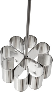 Forma pentru copt IBILI MOLDE FLORON INOX otel inoxidabil argintiu - Img 3