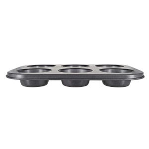 Forma pentru copt muffins Westmark Back Meister 6 locuri antiaderenta culoare antracit - Img 4