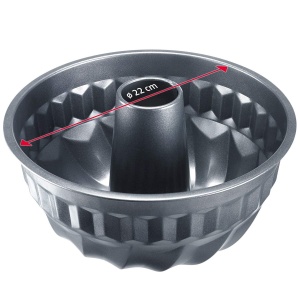 Forma pentru Gugelhupf Westmark 31802270 22 cm Antiaderenta Culoare Anthracit - Img 5