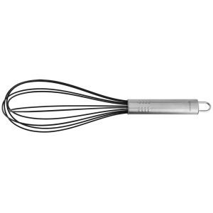 Fouet Fackelmann din inox si silicon, 29 cm, argintiu