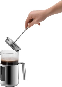 French Press WMF Kult 1L Cromargan pentru 6 cesti sticla rezistenta la caldura - Img 6