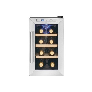Frigider pentru vin Profi Cook PC-WK 1233, 8 sticle, negru, iluminare LED