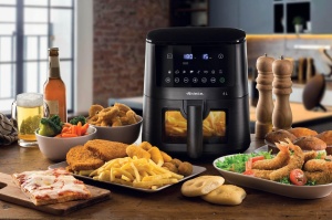 Friteuza cu aer Ariete 4633 4L, 1400 W, capacitate 4L, 9 programe, functie shake si grill, temperatura pana la 200degC, negru - Img 6
