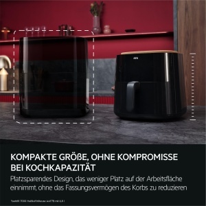 Friteuza cu aer cald AEG 7000 AAF7B, Capacitate 6.8 L, Negru - Img 9