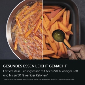 Friteuza cu aer cald AEG AAFD11B, 11L, 8 programe, design vertical - Img 4