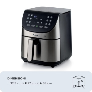 Friteuza cu aer cald Ariete 4628 Digitala 7L 12 Programe - Img 2