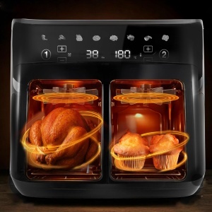 Friteuza cu aer cald Berdsen XXL 10,2L, 1700W, 8 programe - Img 2