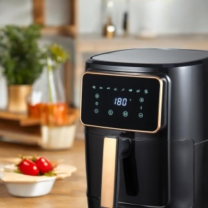 Friteuza cu aer cald BERGNER COPPERLY 6.9L 1800W cu 8 programe - Img 4